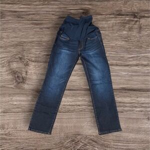 SONG Maternity Jeans Full Belly Panel Womens Small Wash Stretch